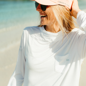 Burgee Co. Hooded Bamboo Sunshirt - Coconut